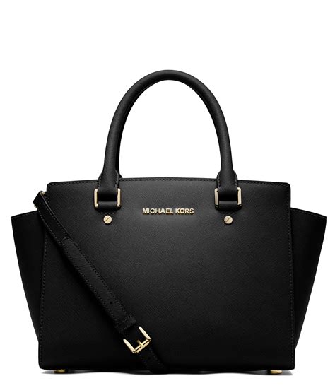 michael kors black and white selma bag uk|Michael Kors selma medium black.